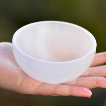 Selenit Taşı Çanak - 10 cm Kase - 2