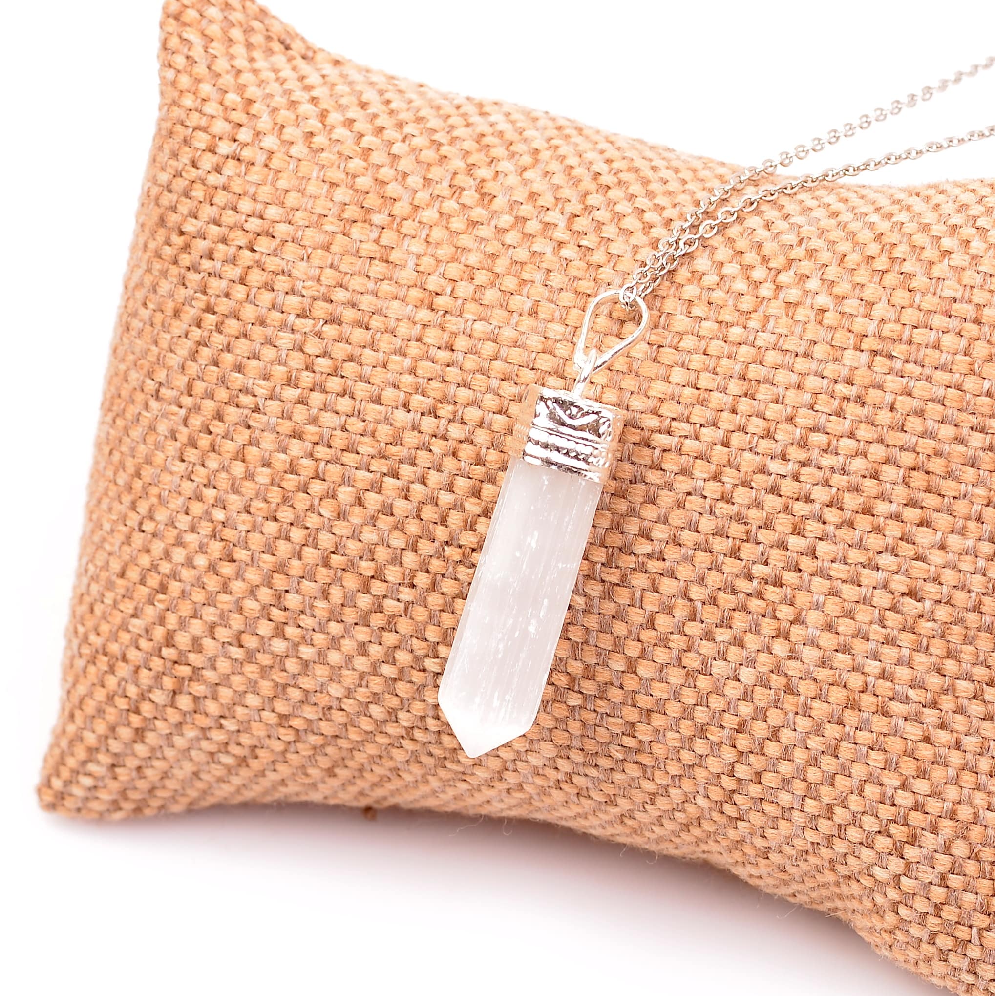 Selenit Stone Kazık Necklace