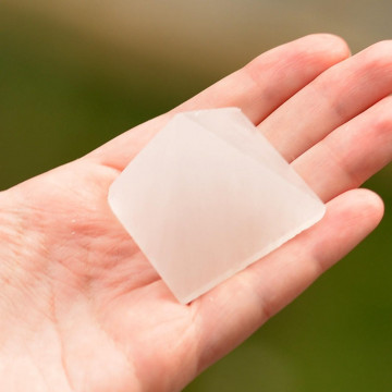 Selenit Taşı Piramit Kütle - 4 cm - 2