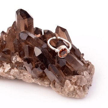 Sentetik Zultanit Taşı Gümüş Yüzük - Ayarlamalı ( Işığa Göre Renk Değiştirir ) - 2