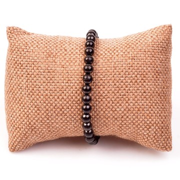 Shungite Taşı Bileklik - 6 mm Gümüş Aparatlı - 2