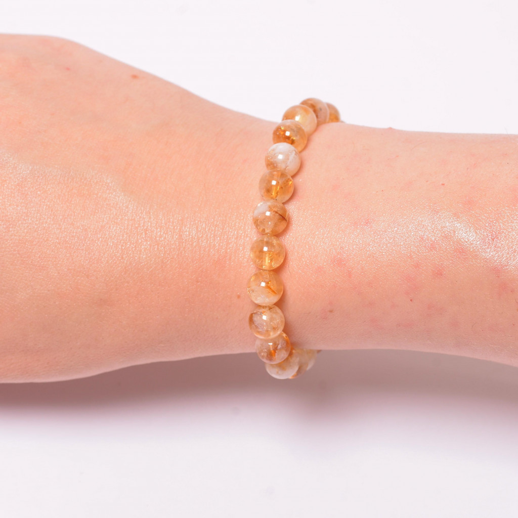 Sitrin Taşı Bileklik (8 mm) Sitrin Taşı Bileklik (8 mm)