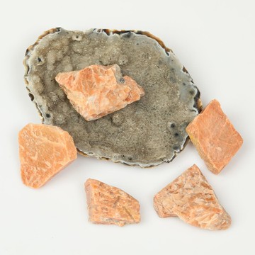 Kahverengi Ay Taşı – Feldspat Ham Parça - 2