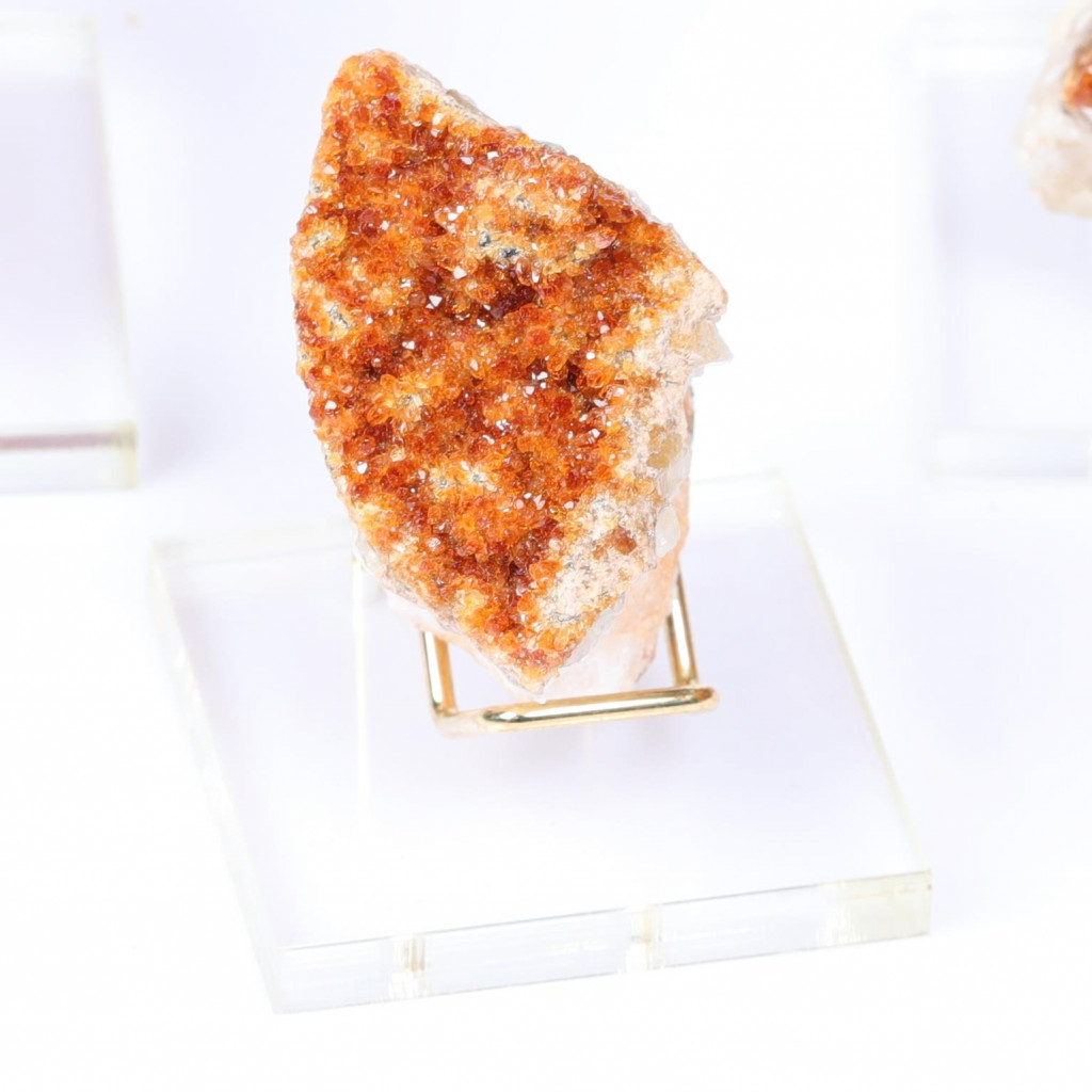 Sitrin Taşı Ham Parça – Plexi Stand Dahil