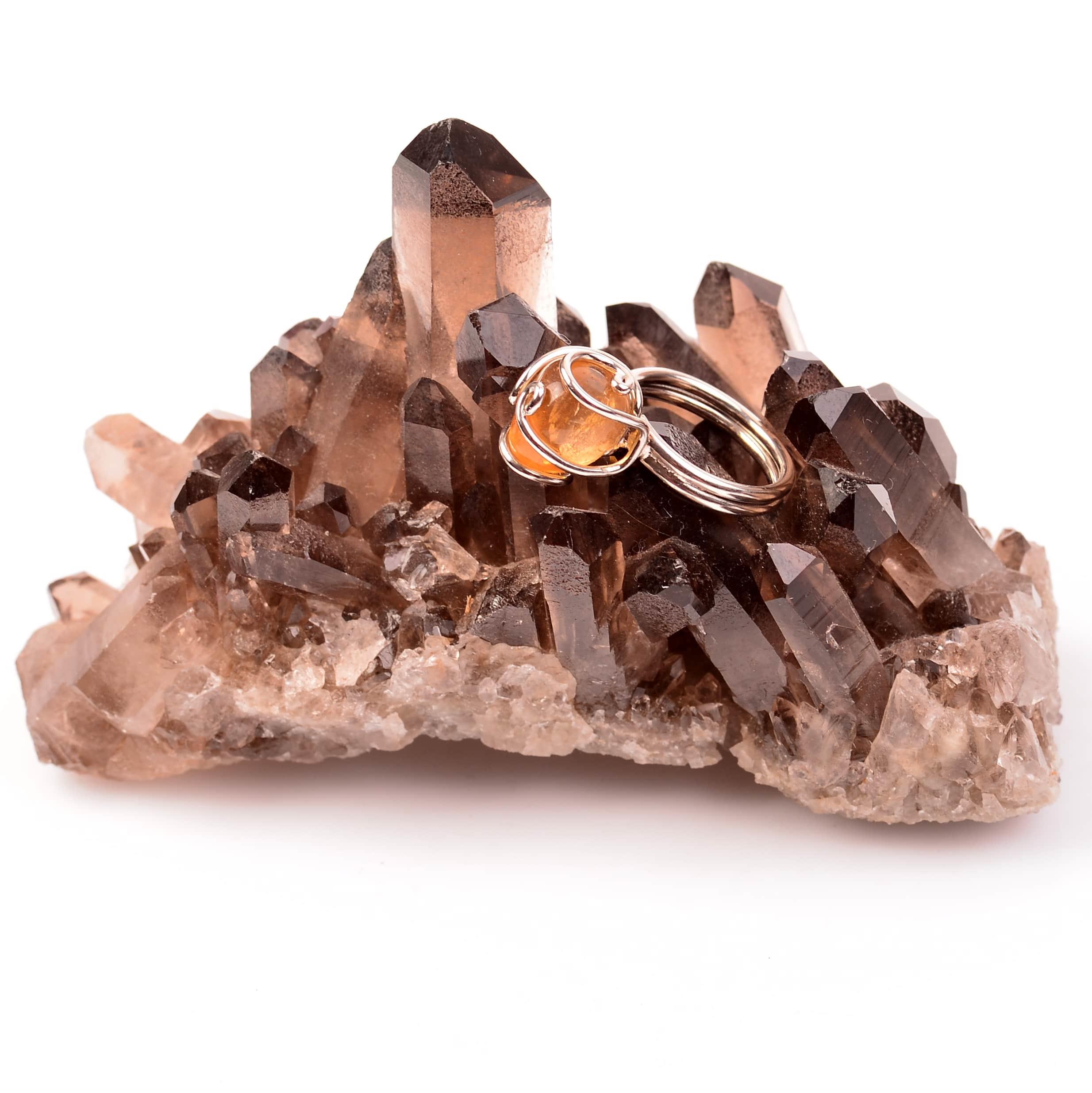 Sitrin Stone Ring Adjustable