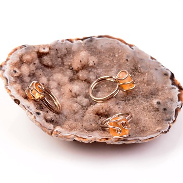 Sitrin Taşı Yüzük - Ayarlamalı - 2