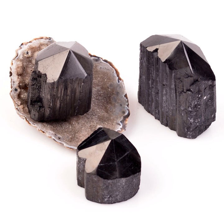 Siyah Turmalin Taşı Kazık Kütle