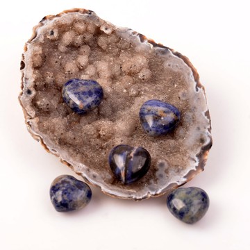 Sodalit Taşı Kalp Kütle - Küçük Boy - 2
