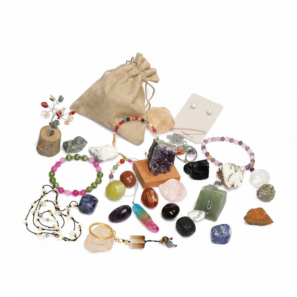 Taş Sandığı Advent Calendar – 31 Günlük Sürpriz Hediye & Doğal Taş Takvimi