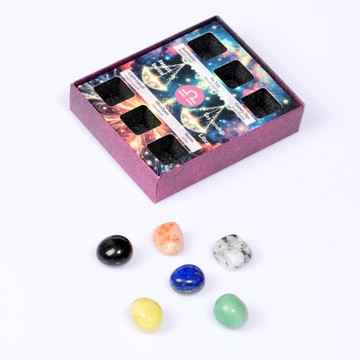 Terazi Burcu Doğal Taş Seti – Karton Kutulu - 2