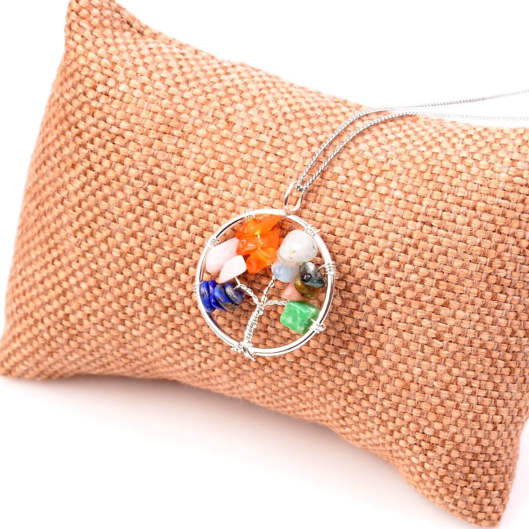 Terazi Burcu Taşlarından Necklace Kararmaz Chain