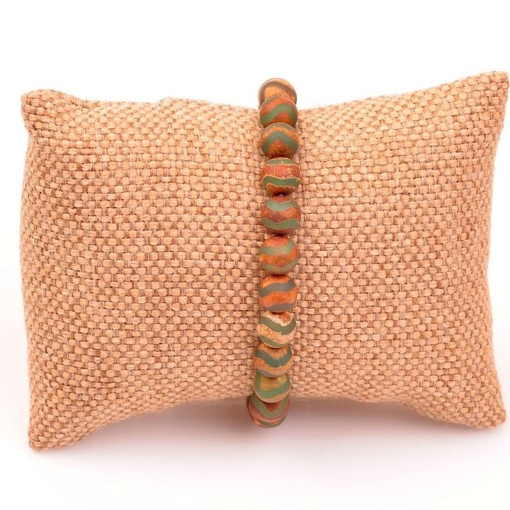 Tibet Akik Taşı Bileklik - 8 mm