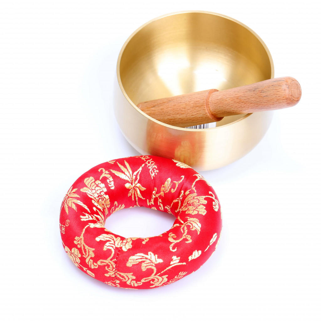 Tibet Çanağı - Singing Bowl - Pirinç Tibet Çanağı 9,5 cm