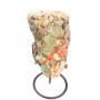 Turkuaz Taşı Plaka - Metal Standlı - 163 gr