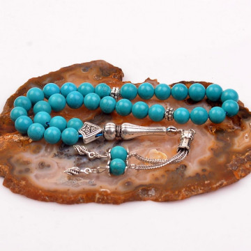 Turkuaz Taşı Tesbih (8 mm) - 2