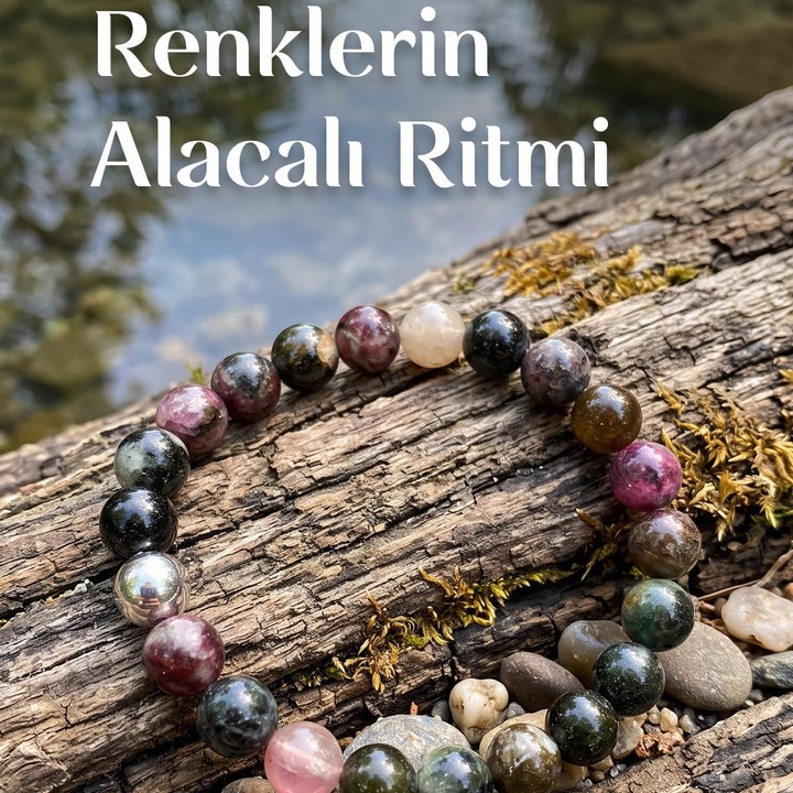 Turmalin Taşı Bileklik (8 mm)