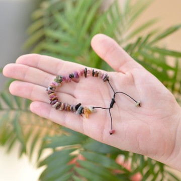 Turmalin Taşı Bileklik - Ayarlamalı - 2