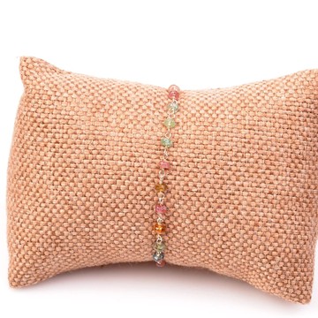 Turmalin Taşı Gümüş Bileklik - 3,6 mm - 2