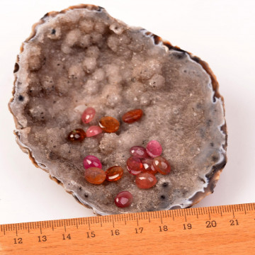 Turmalin Taşı Kabaşon - 5*7 mm Yüzük ve Kolye Taşı - 2