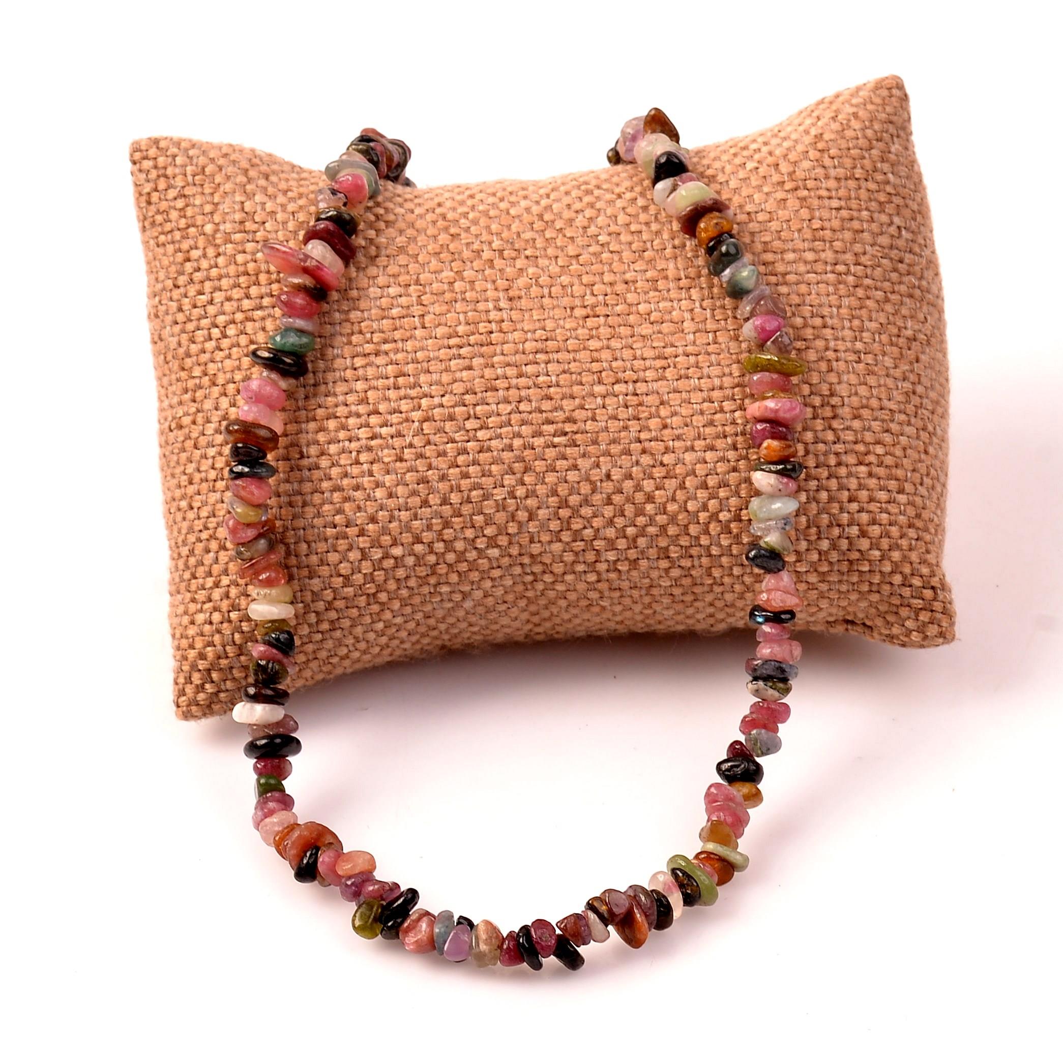 Turmalin Stone Şekilsiz Necklace