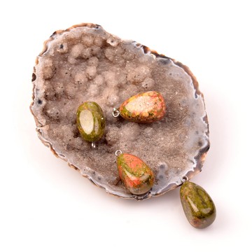 Unakit Taşı Şekilsiz Kolye - 2