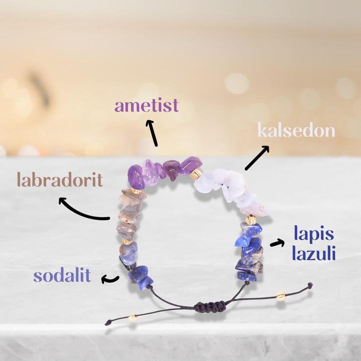 Yay Burcu Doğal Taş Bileklik - Ayarlamalı - 1