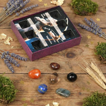 Yay Burcu Doğal Taş Seti – Karton Kutulu