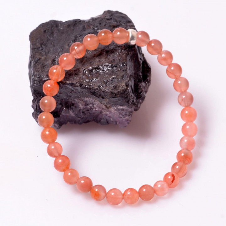 Yemen Akik Taşı Bileklik - 6 mm - 1