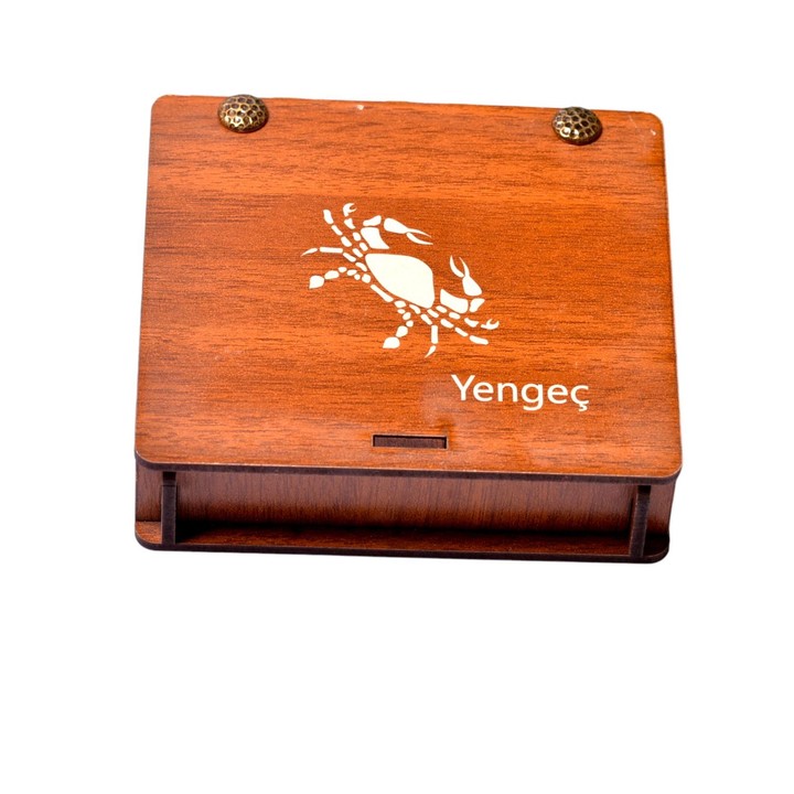 Yengeç Burcu Doğal Taş Seti - Ahşap Kutulu