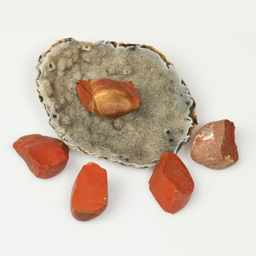 Ham Kırmızı Jasper Taşı Parça - 2