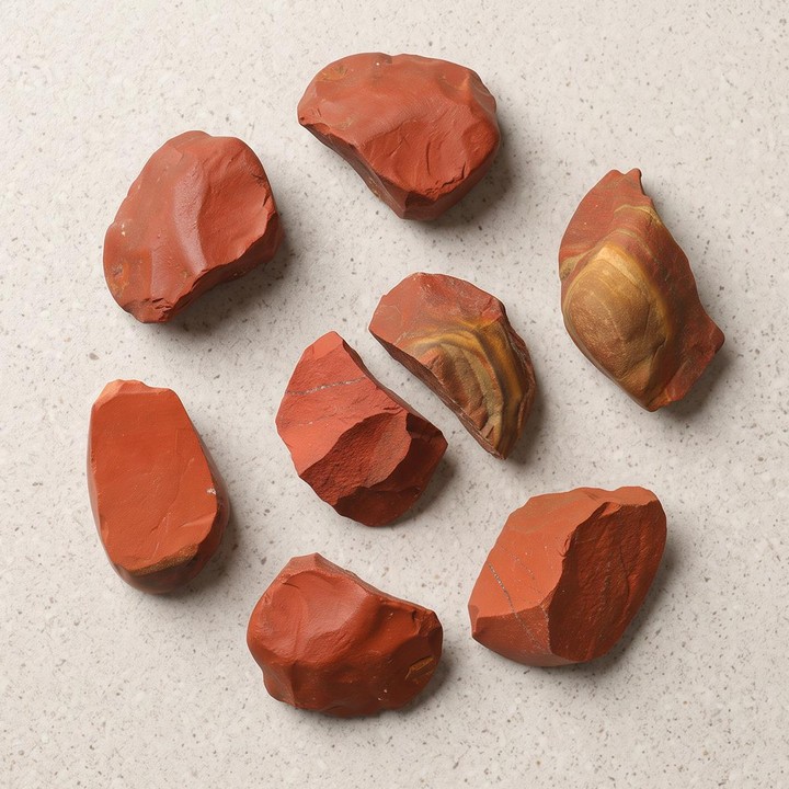 Ham Kırmızı Jasper Taşı Parça
