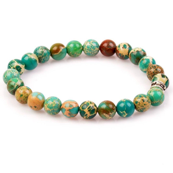 Yeşil Varisit Taşı Bileklik - 8mm - 2