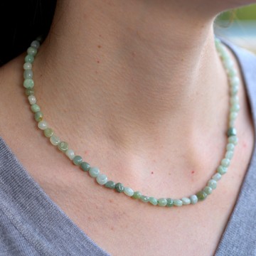 Yeşim Taşı Kolye - Amorf Kesim - 2