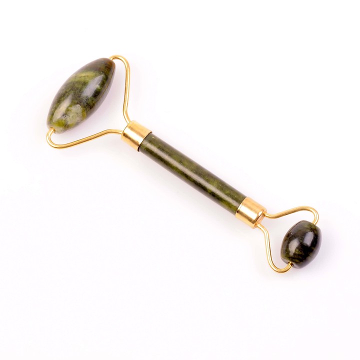 Yeşim Taşı Masaj Aleti - Koyu Renk