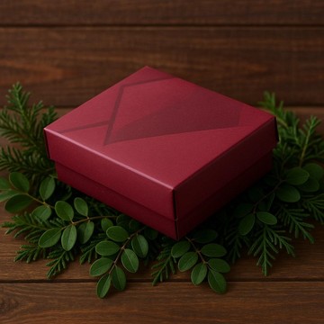 Yüzük ve Kolye Kutusu – Yeşil & Bordo – 20'li Demonte Paket + Siyah Süngerli - 2